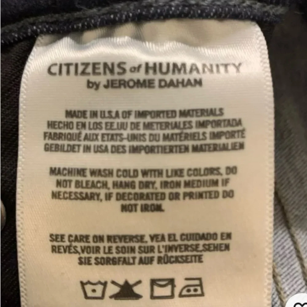 Citizens Of Humanity Jeans Women’s Blue 27 Rocket High Rise Skinny Dark Wash USA - Picture 8 of 12